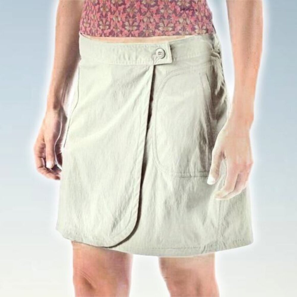 PATAGONIA Solimar A-Line Wrap Skirt Skort Sz 6